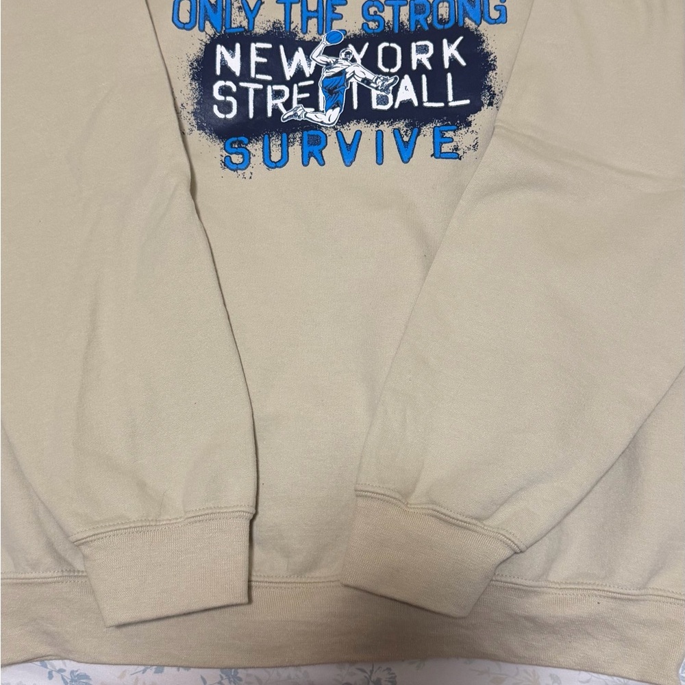 Men's Beige Graphic Sweater